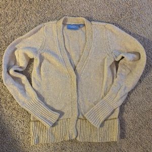 SimplyVera Vera Wang Cream/Gold Cardigan